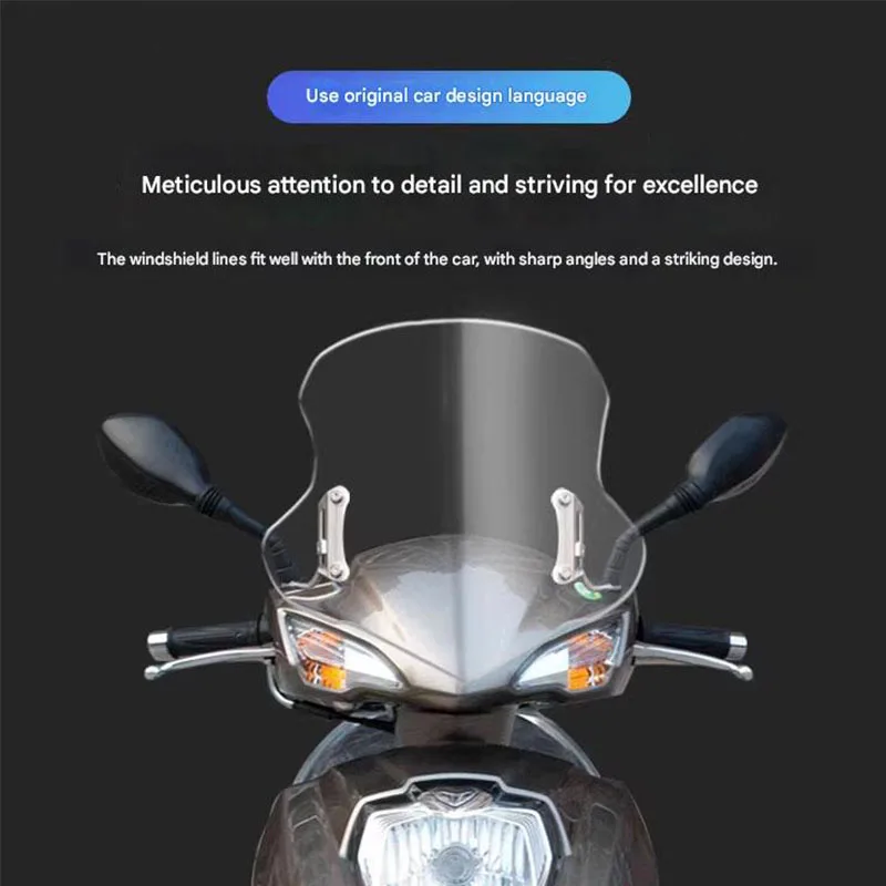 Haojue VH125 original front windshield, front windscreen frame, windshield wiper, imported glass, transparent
Haojue VH125 original front windshield, front windscreen frame, windshield wiper, imported glass, transparent