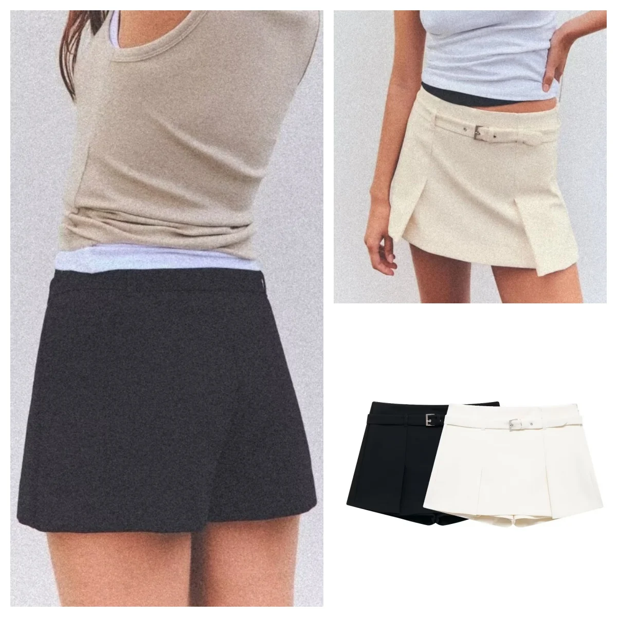 New autumn style college style with belt short skirt for women fashionable and versatile hot girl slim and thin A-line skirt
New autumn style college style with belt short skirt for women fashionable and versatile hot girl slim and thin A-line skirt