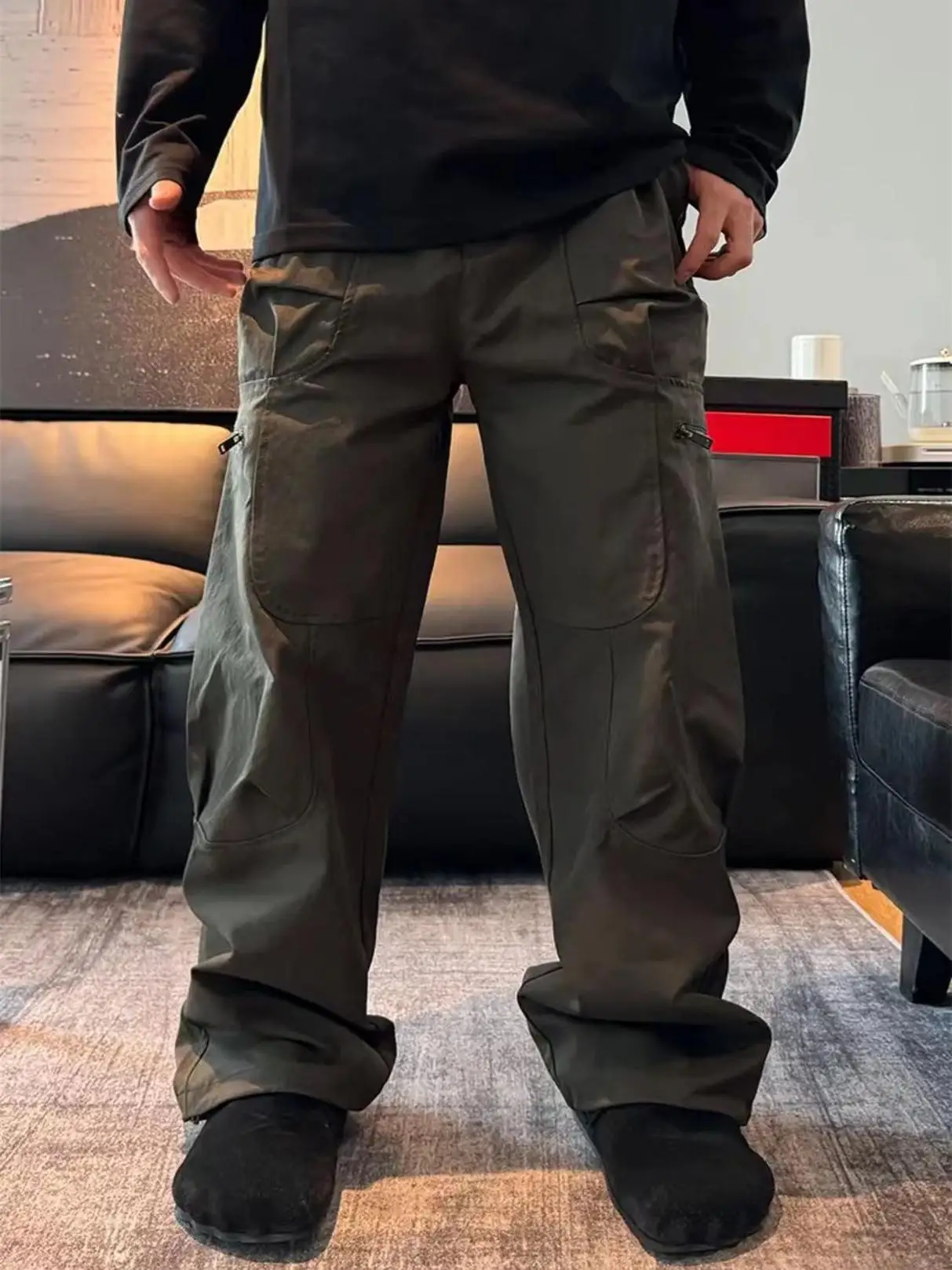 Faionable American Sle, мужские повседневные брюки в стиле ретро с ножом, прямая рабочая одежда, хлопковая смесь, молодежная ткань против морщин
Faionable American Sle, мужские повседневные брюки в стиле ретро с ножом, прямая рабочая одежда, хлопковая смесь, молодежная ткань против морщин