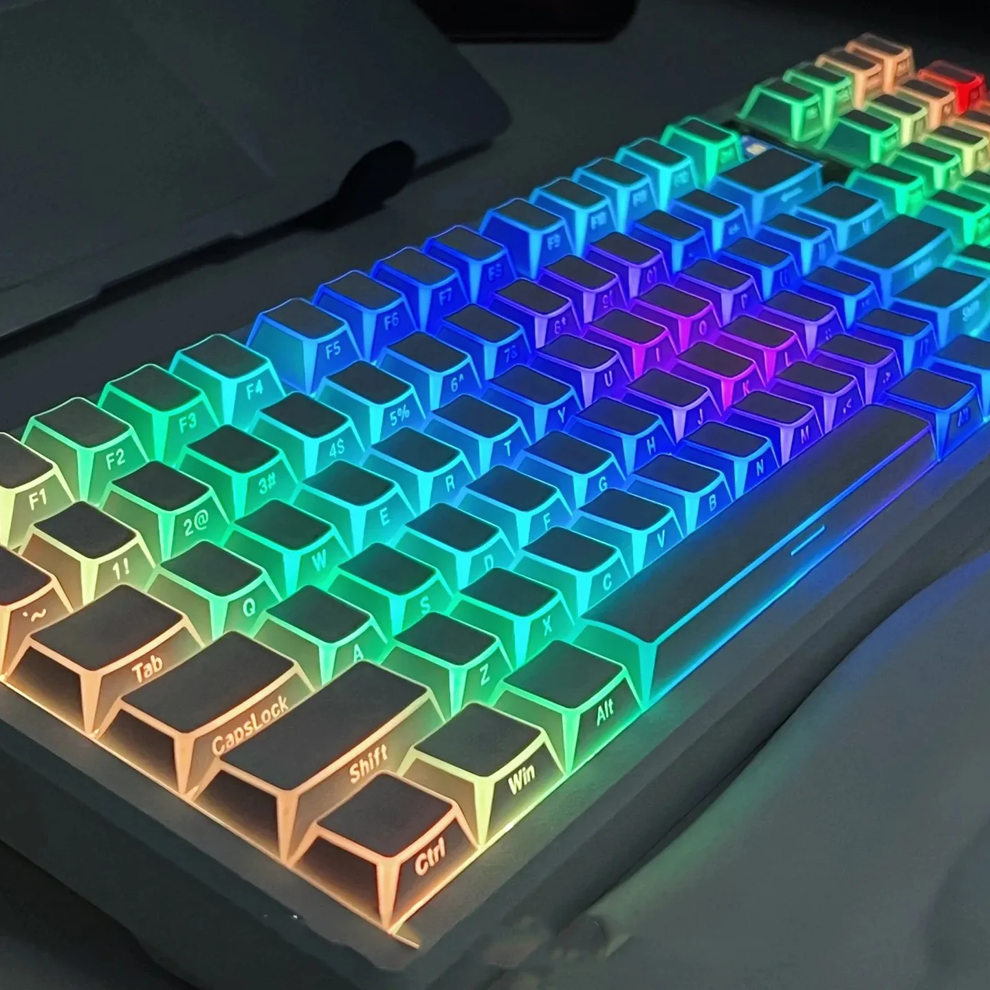 Колпачки для клавиш Shadow Fold Double Shot PBT Cherry Profile, боковой принт, колпачки для клавиш с RGB-подсветкой, 137 клавиш для переключателей MX, механическая клавиатура
Колпачки для клавиш Shadow Fold Double Shot PBT Cherry Profile, боковой принт, колпачки для клавиш с RGB-подсветкой, 137 клавиш для переключателей MX, механическая клавиатура