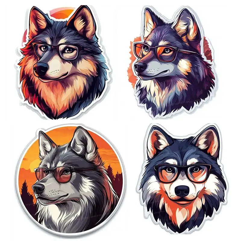 Wolf With Glasses Art Boy Room Wall Stickers Bedroom Living room Wall Decor Sticker Removable Animals Decor Decals M1036
Wolf With Glasses Art Boy Room Wall Stickers Bedroom Living room Wall Decor Sticker Removable Animals Decor Decals M1036