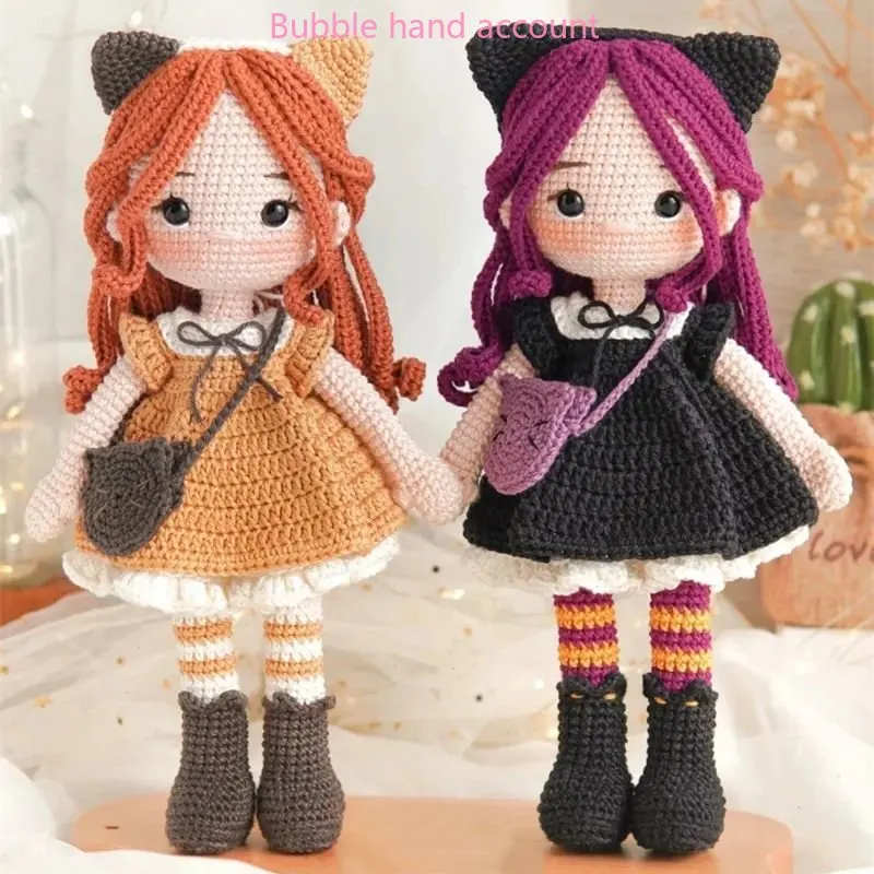 Magic Knitting wool crochet Knitting cute dolls diy materials pack decorative ornaments
Magic Knitting wool crochet Knitting cute dolls diy materials pack decorative ornaments