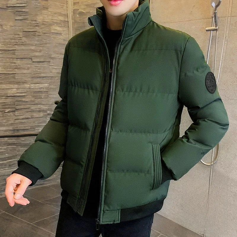 Мужская зимняя хлопковая куртка на толстом пуху, повседневная молодежная верхняя одежда, модное универсальное хлопковое пальто с элементом верхнего узла
Мужская зимняя хлопковая куртка на толстом пуху, повседневная молодежная верхняя одежда, модное универсальное хлопковое пальто с элементом верхнего узла