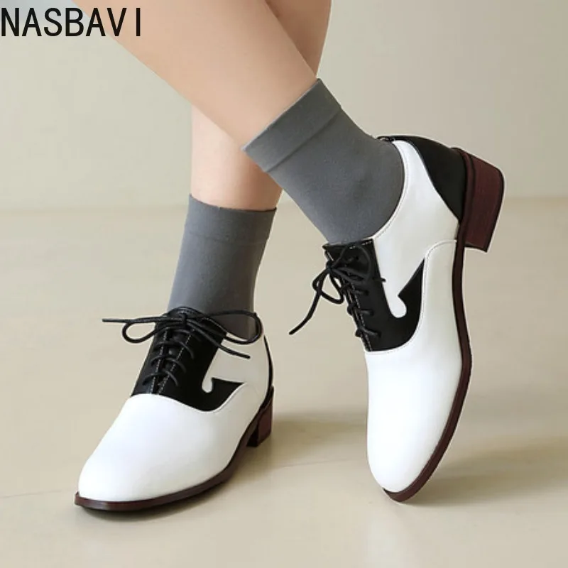 Comfortable Women's Loafer Shoes Fashion Lace-up Black White Green Flats Party Dance Footwear Oxfords Shoes Female Big Size 43
Comfortable Women's Loafer Shoes Fashion Lace-up Black White Green Flats Party Dance Footwear Oxfords Shoes Female Big Size 43