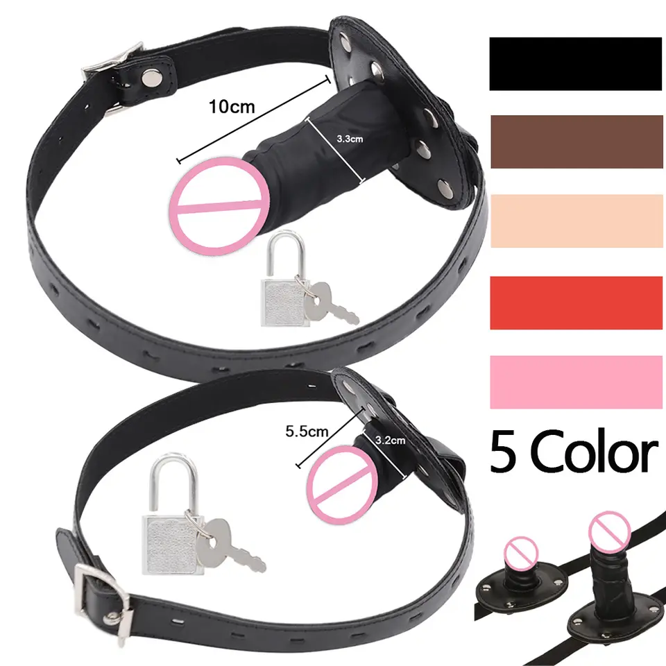 Mond Plug Bondage Hoofd Strapon Ope