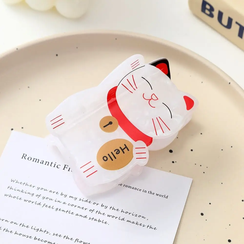 Money Cat Lucky Cat Acetate Hair Claw Cartoon Acetic Acid Maneki Neko Hair Clip Hairpin Korean Style Animal Shark Clip
Money Cat Lucky Cat Acetate Hair Claw Cartoon Acetic Acid Maneki Neko Hair Clip Hairpin Korean Style Animal Shark Clip