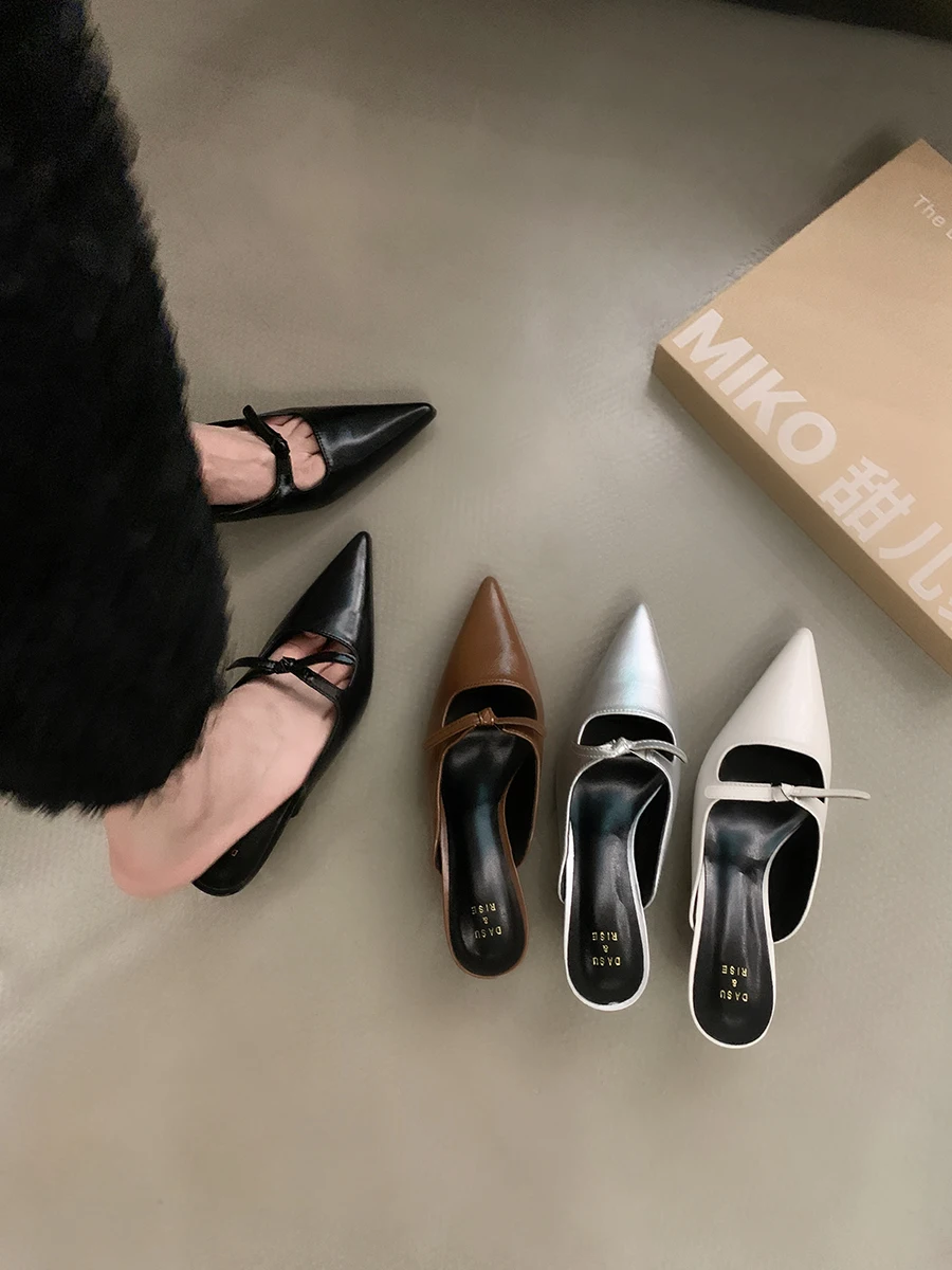 Pointed Toe Heels Muls Elegant Women Pumps Shoes 2024 Fashion Bow High Heels Sandals Party Dress Ladies Shoes Outdoor Footwear
Pointed Toe Heels Muls Elegant Women Pumps Shoes 2024 Fashion Bow High Heels Sandals Party Dress Ladies Shoes Outdoor Footwear