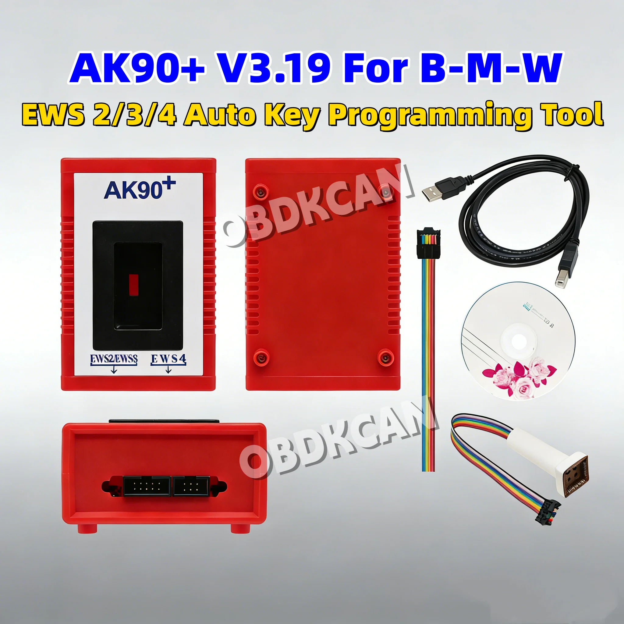 Программатор ключей OBD2 для BMW AK90+V3.19 AK 90, поддержка EWS/CAS с 1995-2009 гг., идентификация ключей, программирование автомобильных ключей, диагностика.
Программатор ключей OBD2 для BMW AK90+V3.19 AK 90, поддержка EWS/CAS с 1995-2009 гг., идентификация ключей, программирование автомобильных ключей, диагностика.
