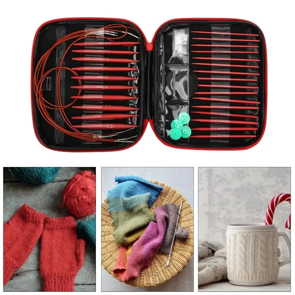 Handmade Ring Needle Set Removable Circular Needle Knitting Needles Set Handicraft Sewing Smooth Needles Travel Organizer
Handmade Ring Needle Set Removable Circular Needle Knitting Needles Set Handicraft Sewing Smooth Needles Travel Organizer