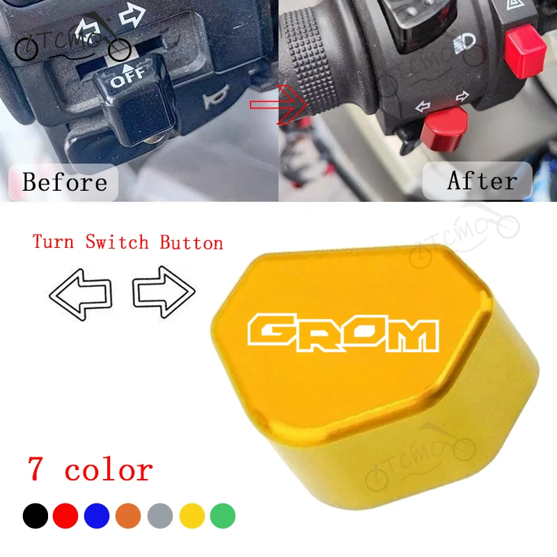 For Honda MSX125 Grom MSX 125/SF 2013-2026 Accessories Mototcycle Switch Button Turn Signal Switch Key Cap Decoration Cover
For Honda MSX125 Grom MSX 125/SF 2013-2026 Accessories Mototcycle Switch Button Turn Signal Switch Key Cap Decoration Cover