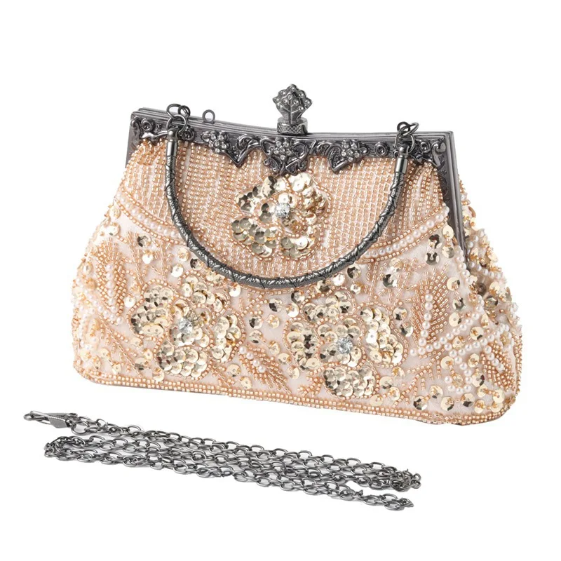 Women Luxury Clutch Embroidery Shoulder Bag Purse for Party Wedding Prom Birthday Beading Evening Bags Pleated Elegant Handbag
Women Luxury Clutch Embroidery Shoulder Bag Purse for Party Wedding Prom Birthday Beading Evening Bags Pleated Elegant Handbag