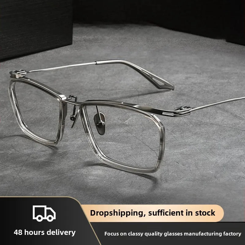 Blade warrior Japanese designer full frame personality pure titanium glasses frame men full titanium retro glasses frame
Blade warrior Japanese designer full frame personality pure titanium glasses frame men full titanium retro glasses frame