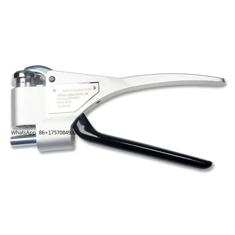 Webster Hardness Tester-Small Portable Aluminum Alloy Handheld Device
Webster Hardness Tester-Small Portable Aluminum Alloy Handheld Device