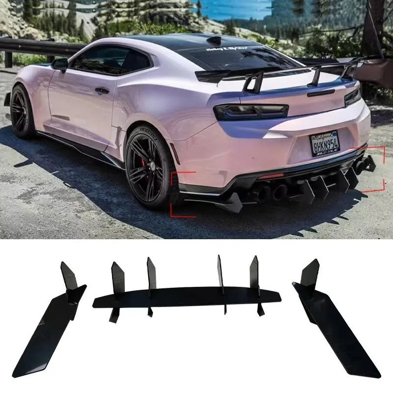 For Chevrolet Camaro 6th Gen (C6) 2016-2024 Rear Bumper Diffuser Lip Wind Blades Spoiler Body Kit Accessories
For Chevrolet Camaro 6th Gen (C6) 2016-2024 Rear Bumper Diffuser Lip Wind Blades Spoiler Body Kit Accessories
