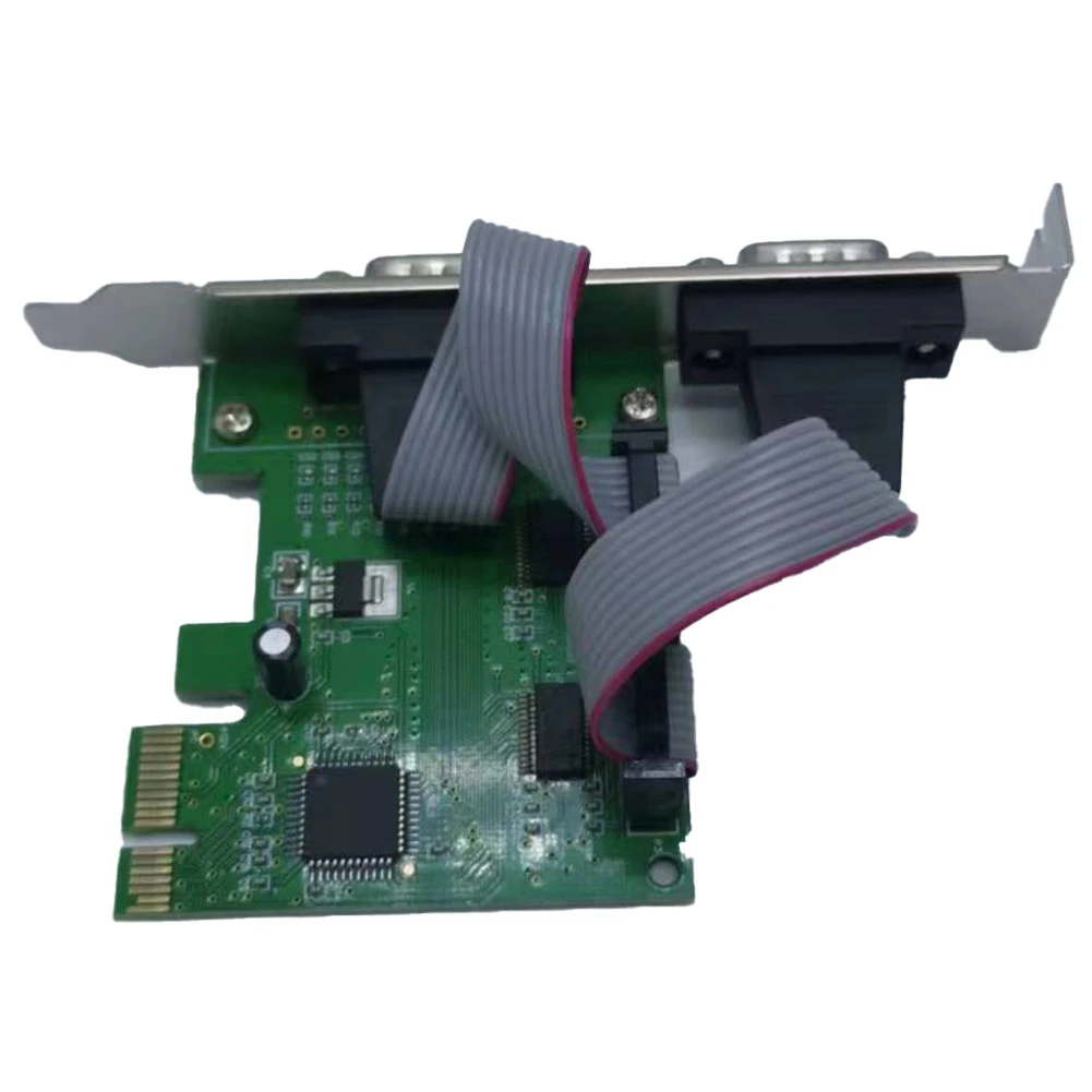 Плата расширения компьютерного интерфейса RS232 с Pcie на два последовательных порта
Плата расширения компьютерного интерфейса RS232 с Pcie на два последовательных порта