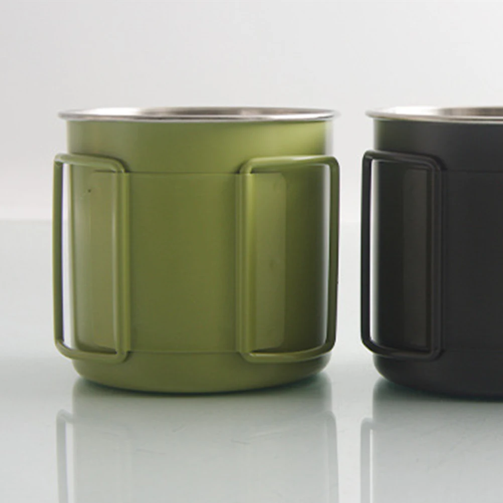 Camping Coffee Mug Stainless Steel Outdoor Cup Portable Water Foldable H Travel Beverages Storage Camping Accessories 
Camping Coffee Mug Stainless Steel Outdoor Cup Portable Water Foldable H Travel Beverages Storage Camping Accessories