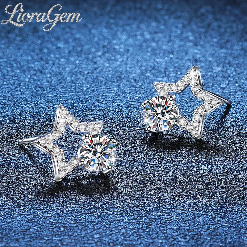 LioraGem Fashion Starburst Earrings for Women, D Color 0.5 Carat Moissanite Star Sun Stud Earrings Platinum PT950 Stamp
LioraGem Fashion Starburst Earrings for Women, D Color 0.5 Carat Moissanite Star Sun Stud Earrings Platinum PT950 Stamp