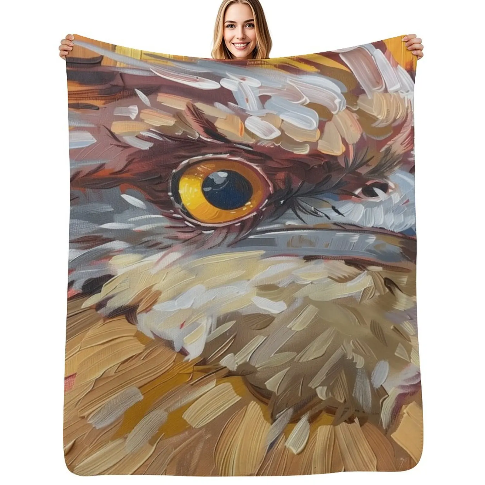 Tawny Frogmouth Bird Throw Blanket Modern Design Soft Blanket for Home Decor
Tawny Frogmouth Bird Throw Blanket Modern Design Soft Blanket for Home Decor