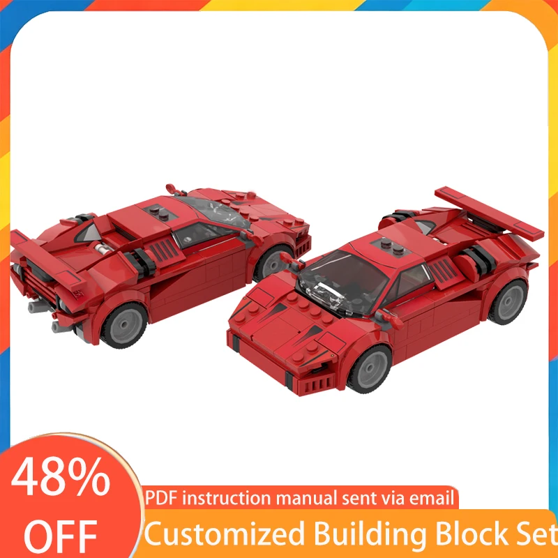233 PCS Speed Hypercar 76934 Countach V2 MOC Customize Modular Building Block Model Educational Popular DIY Holiday Toy Gifts
233 PCS Speed Hypercar 76934 Countach V2 MOC Customize Modular Building Block Model Educational Popular DIY Holiday Toy Gifts