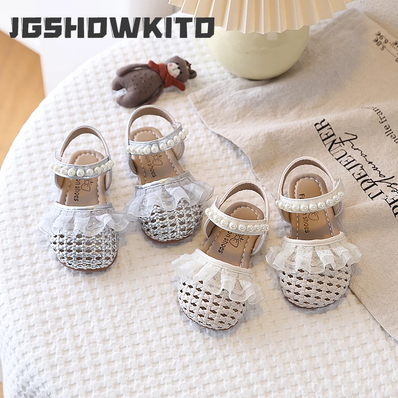 JGSHOWKITO Baby Girls Leather Sandals Toe-capped Anti-kick Kids Summer Shoes Cut-outs Woven Style with Lace Princess Sweet Soft
JGSHOWKITO Baby Girls Leather Sandals Toe-capped Anti-kick Kids Summer Shoes Cut-outs Woven Style with Lace Princess Sweet Soft