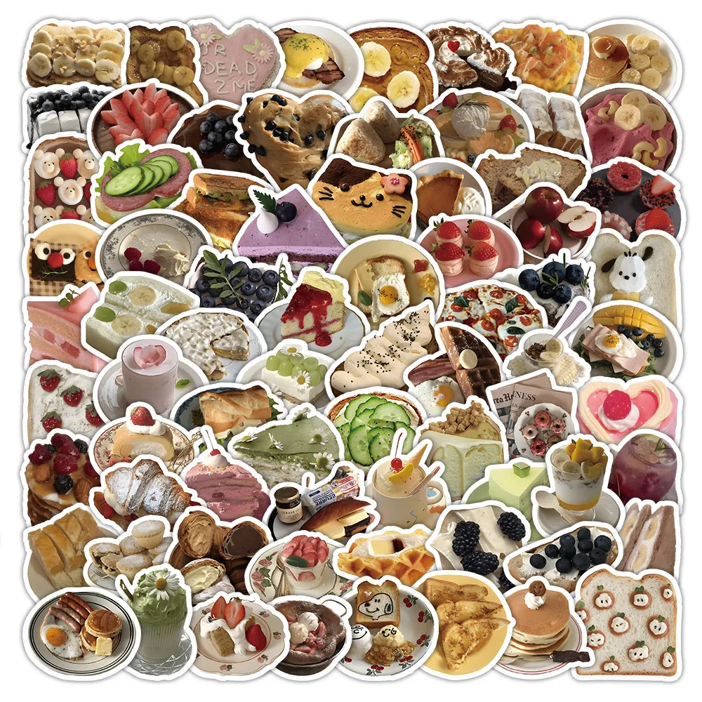 103 Pcs Realistic Food Stickers - Waterproof DIY Decor for Journal Water Bottle Phone Papery Pop Store
103 Pcs Realistic Food Stickers - Waterproof DIY Decor for Journal Water Bottle Phone Papery Pop Store