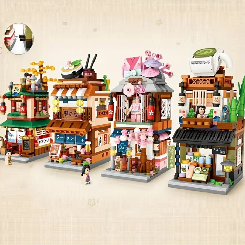 Japanese Street View Building Blocks, Mini DIY Bricks Building Model Toys, Home Decor,Christmas and Thanksgiving Gifts
Japanese Street View Building Blocks, Mini DIY Bricks Building Model Toys, Home Decor,Christmas and Thanksgiving Gifts