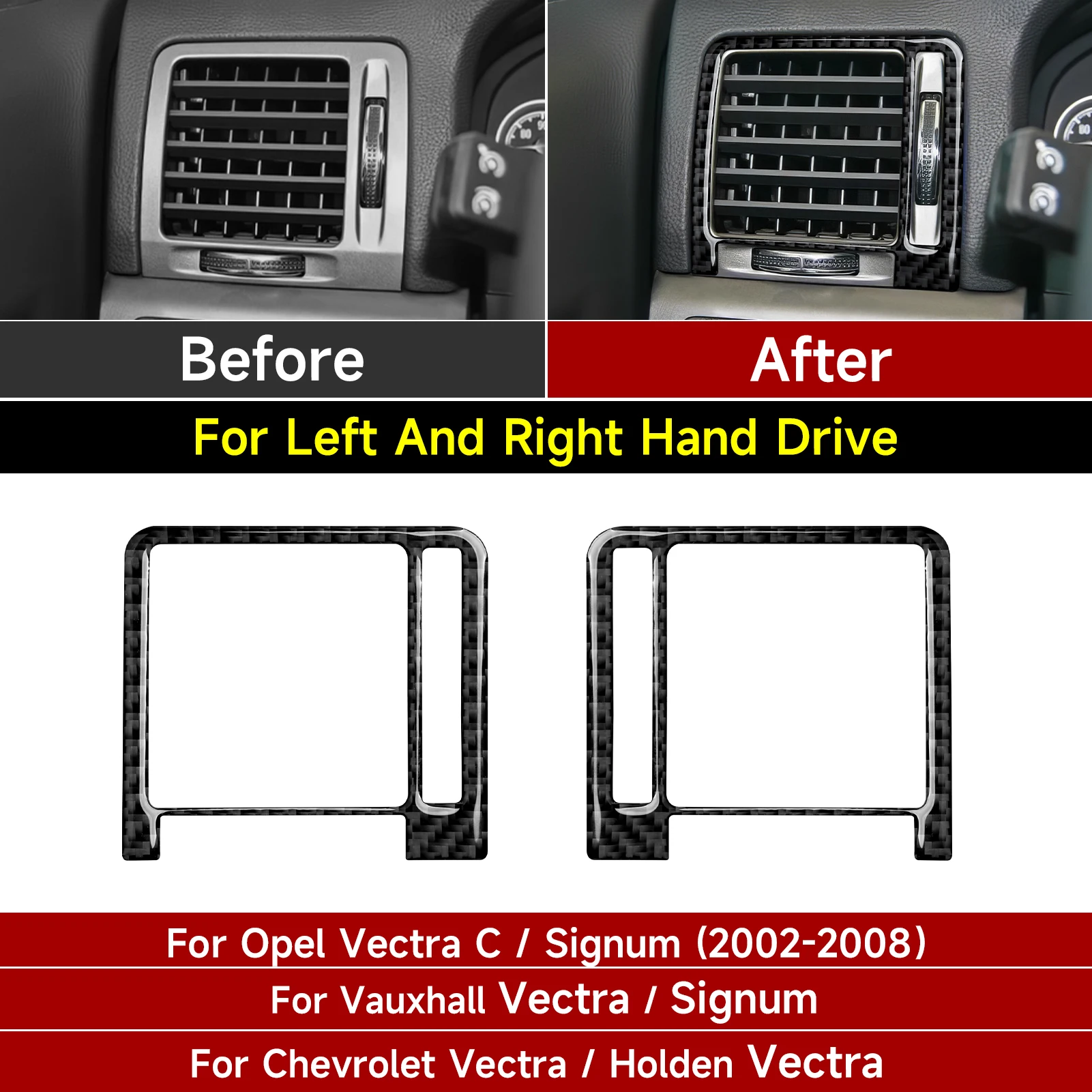 For Chevrolet Vectra Holden Vectra Trim Accessories. Carbon Fiber Interior Sticker. Car Center Console Side Air Outlet Panel.
For Chevrolet Vectra Holden Vectra Trim Accessories. Carbon Fiber Interior Sticker. Car Center Console Side Air Outlet Panel.