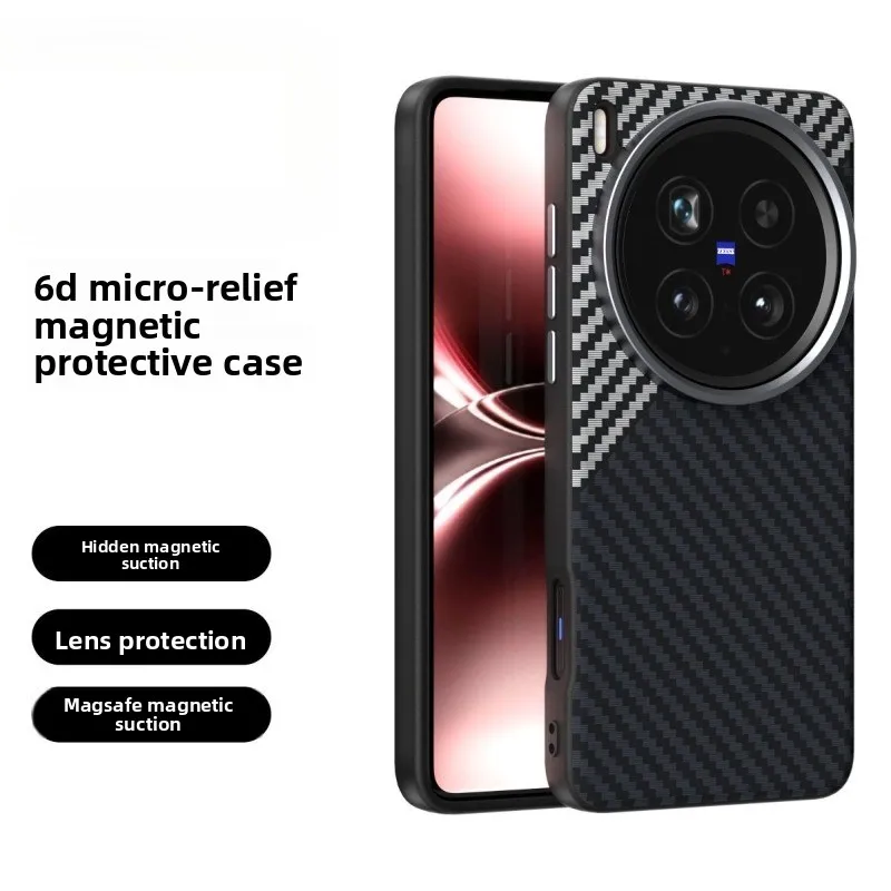 Популярный дизайн из углеродного волокна, нежный сенсорный чехол для VIVO X300 Pro X200 S Ultra Pro Mini, защитная металлическая крышка для объектива с беспроводной зарядкой
Популярный дизайн из углеродного волокна, нежный сенсорный чехол для VIVO X300 Pro X200 S Ultra Pro Mini, защитная металлическая крышка для объектива с беспроводной зарядкой
