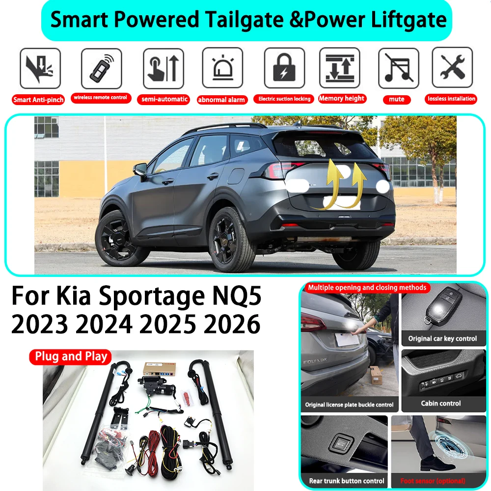 for Kia Sportage NQ5 2023 2024 2025 2026 OEM Smart Automatic Powered Tailgate Electric Power Tailgate Lift Kit Key Close
for Kia Sportage NQ5 2023 2024 2025 2026 OEM Smart Automatic Powered Tailgate Electric Power Tailgate Lift Kit Key Close