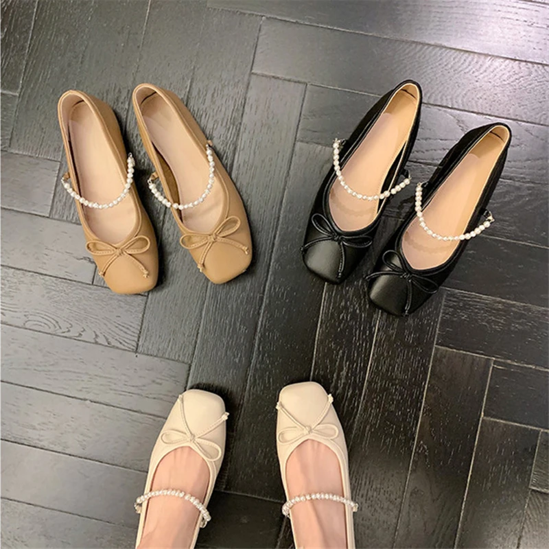 Rhinestone Chain Pumps Bow Pearl Loafers Shoes For Women Zapatos Mujer Primavera Veran Escarpins Chaussure Femme Zapato De Tacón
Rhinestone Chain Pumps Bow Pearl Loafers Shoes For Women Zapatos Mujer Primavera Veran Escarpins Chaussure Femme Zapato De Tacón