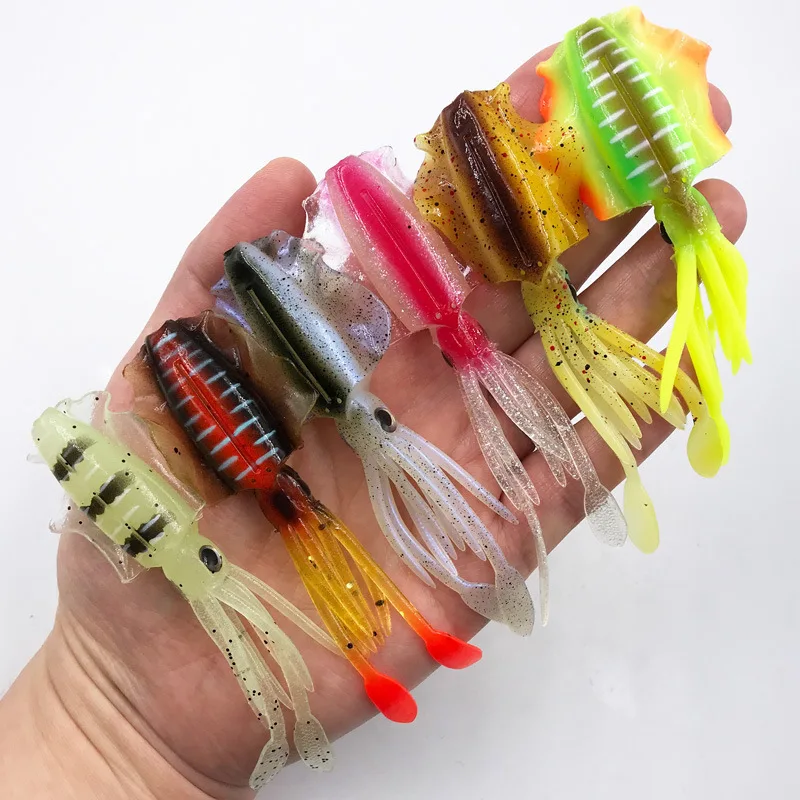 2PCS New 10cm luminous squid soft bait sea fishing simulation bait octopus fake bait soft squid lure
2PCS New 10cm luminous squid soft bait sea fishing simulation bait octopus fake bait soft squid lure
