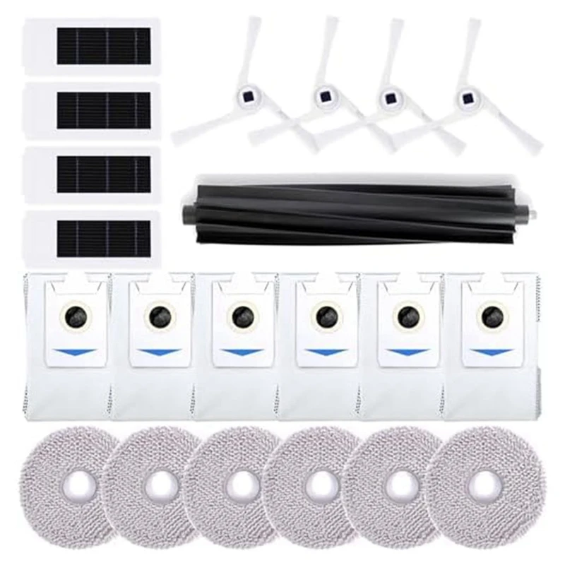 Аксессуары для робота-пылесоса Ecovacs Deebot X2 Omni/X2 Pro/X2, роликовая основная боковая щетка, фильтр НЕРА, Швабра, тканевые детали
Аксессуары для робота-пылесоса Ecovacs Deebot X2 Omni/X2 Pro/X2, роликовая основная боковая щетка, фильтр НЕРА, Швабра, тканевые детали