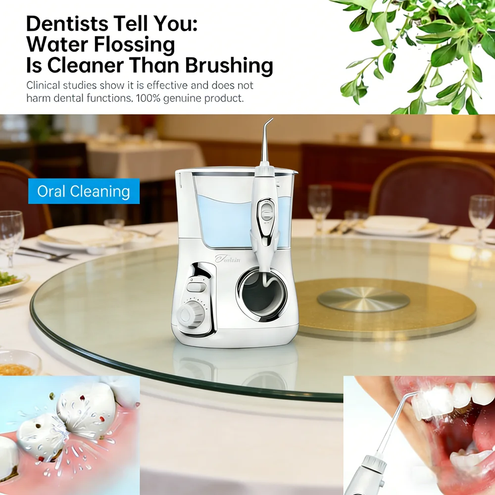 Стоматологический ирригатор с 10 регулируемыми режимами, 5 насадок, настольный электрический ирригатор, незаменимый для домашнего ухода за полостью рта
Стоматологический ирригатор с 10 регулируемыми режимами, 5 насадок, настольный электрический ирригатор, незаменимый для домашнего ухода за полостью рта