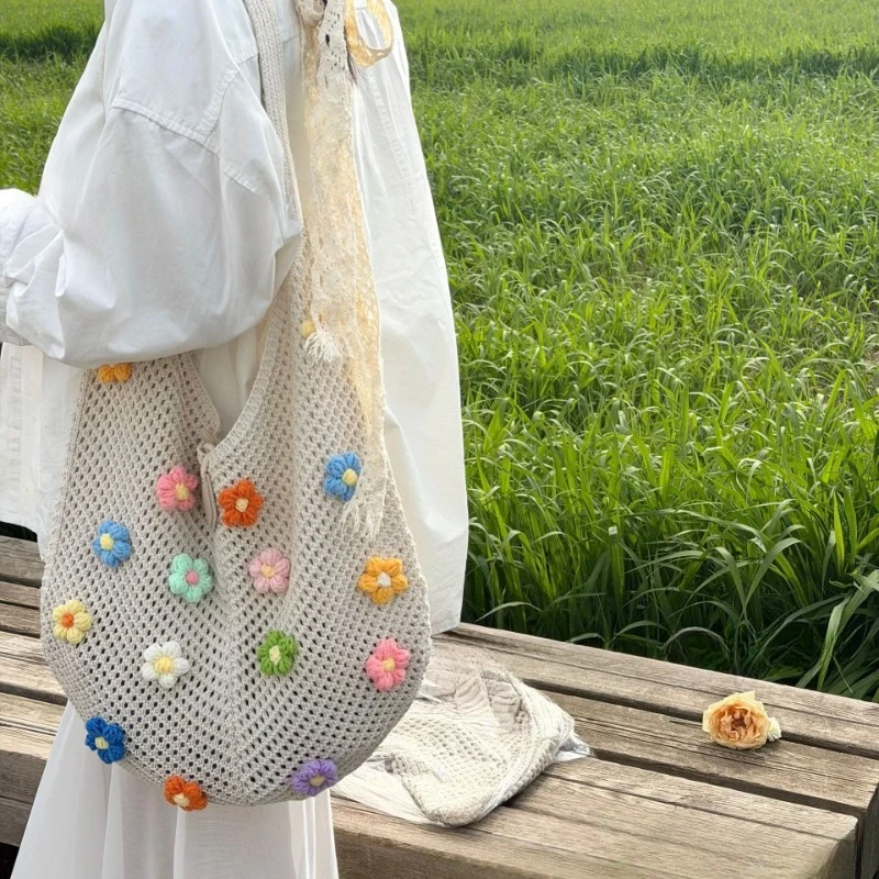 Women's Versatile One-shoulder Underarm Bag Large Capacity Simple Beach Bag Fashion Commuter Handheld Net Bag Women's Woven Bag
Women's Versatile One-shoulder Underarm Bag Large Capacity Simple Beach Bag Fashion Commuter Handheld Net Bag Women's Woven Bag