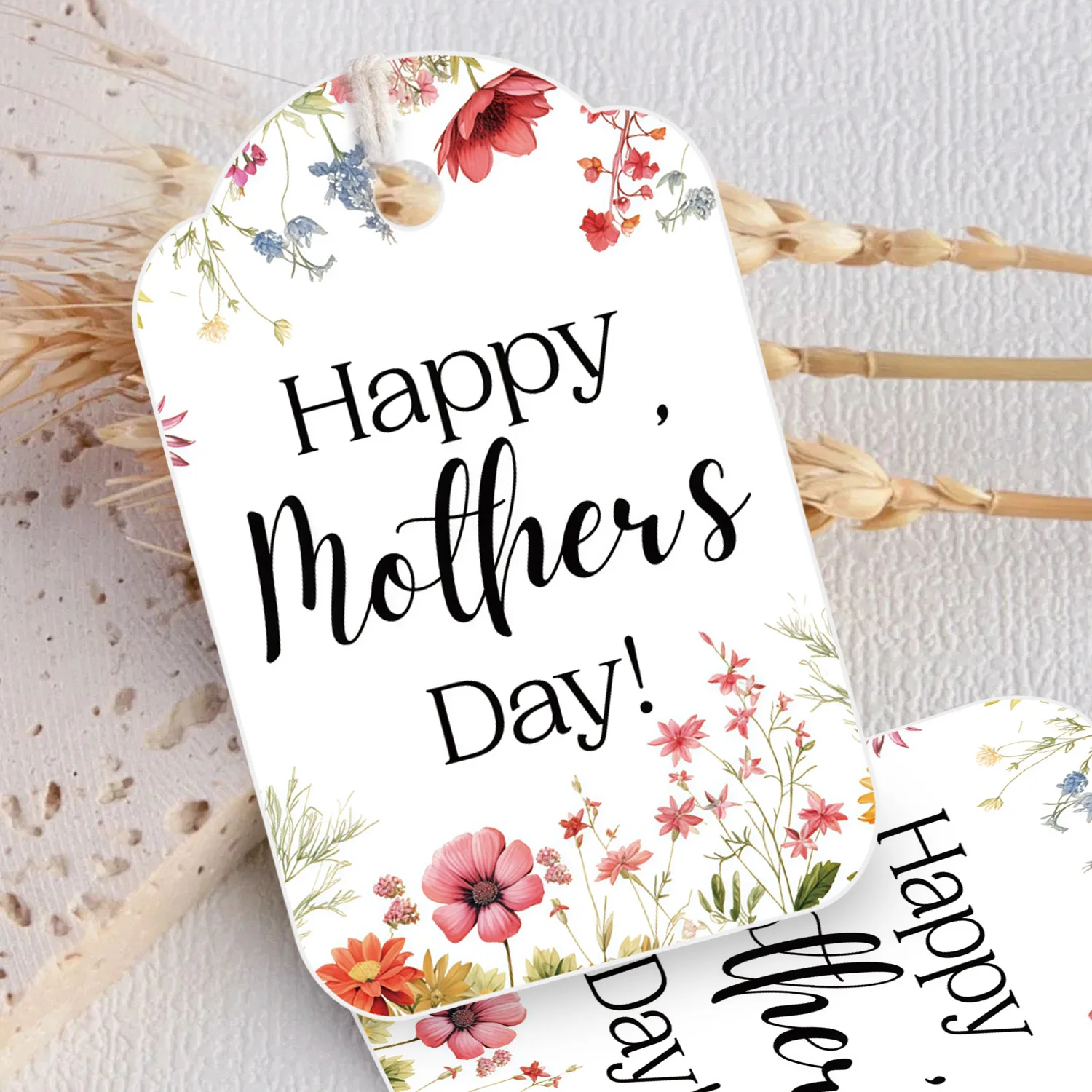50pcs Mother's Day Gift Tags Handmade with Love Label, Floral Design for Happy Mother's Day Party Decoration Gifts Wrapping
50pcs Mother's Day Gift Tags Handmade with Love Label, Floral Design for Happy Mother's Day Party Decoration Gifts Wrapping