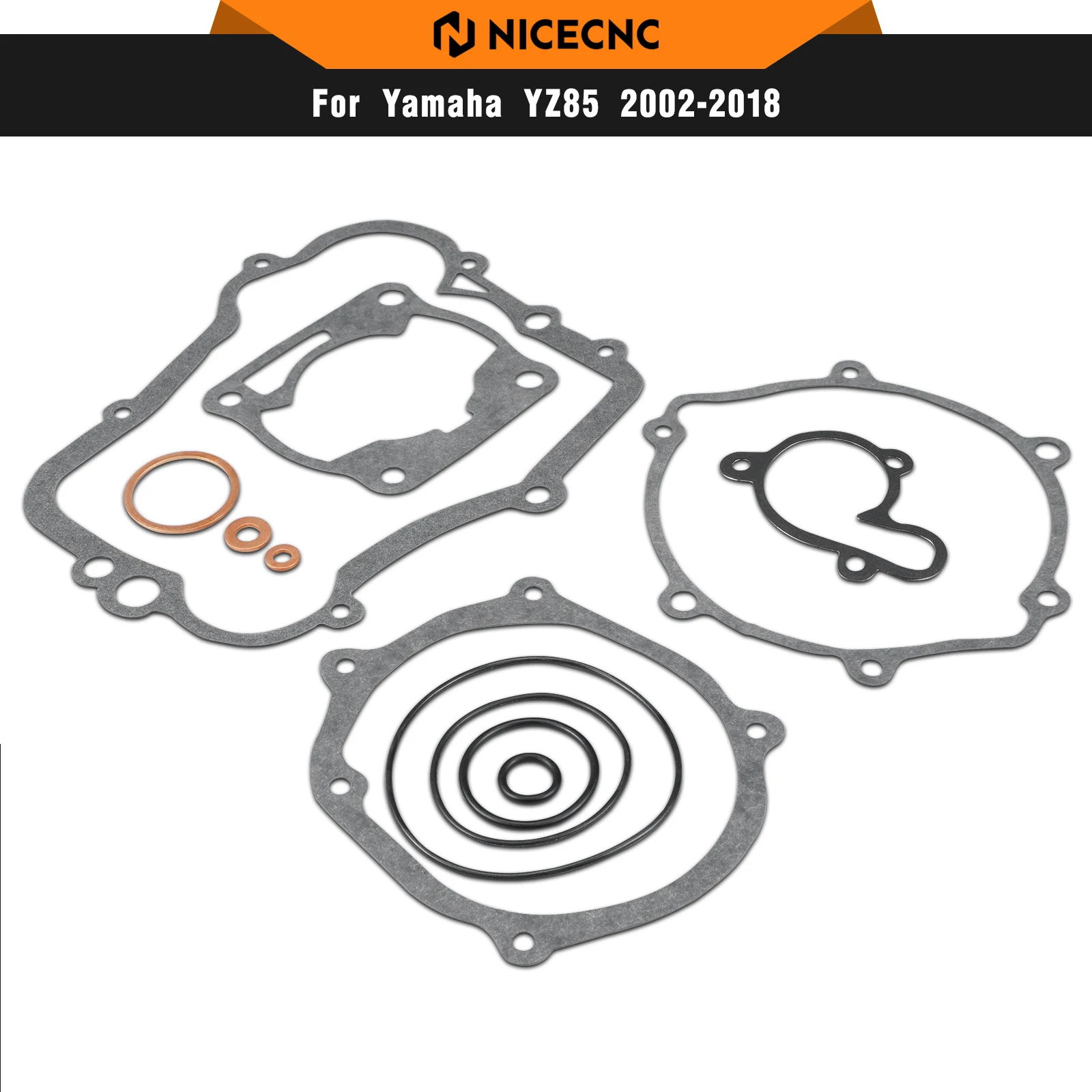 NICECNC For Yamaha YZ85 YZ 85 2002-2018 2017 2016 2015 2014 Motorcycle Complete Engine Gasket Kit Set Dirt Bike Engine Parts
NICECNC For Yamaha YZ85 YZ 85 2002-2018 2017 2016 2015 2014 Motorcycle Complete Engine Gasket Kit Set Dirt Bike Engine Parts