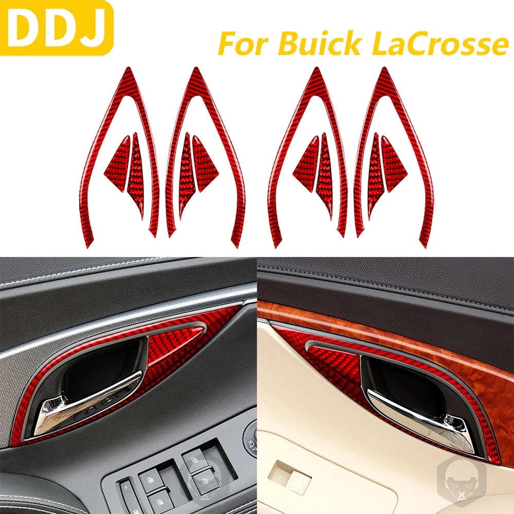 For Buick Lacrosse CX CXL CXS 2010-2013 Red Carbon Fiber Inner Door Handle Frame Panel Cover Trim Set Car Accessories Sticker
For Buick Lacrosse CX CXL CXS 2010-2013 Red Carbon Fiber Inner Door Handle Frame Panel Cover Trim Set Car Accessories Sticker
