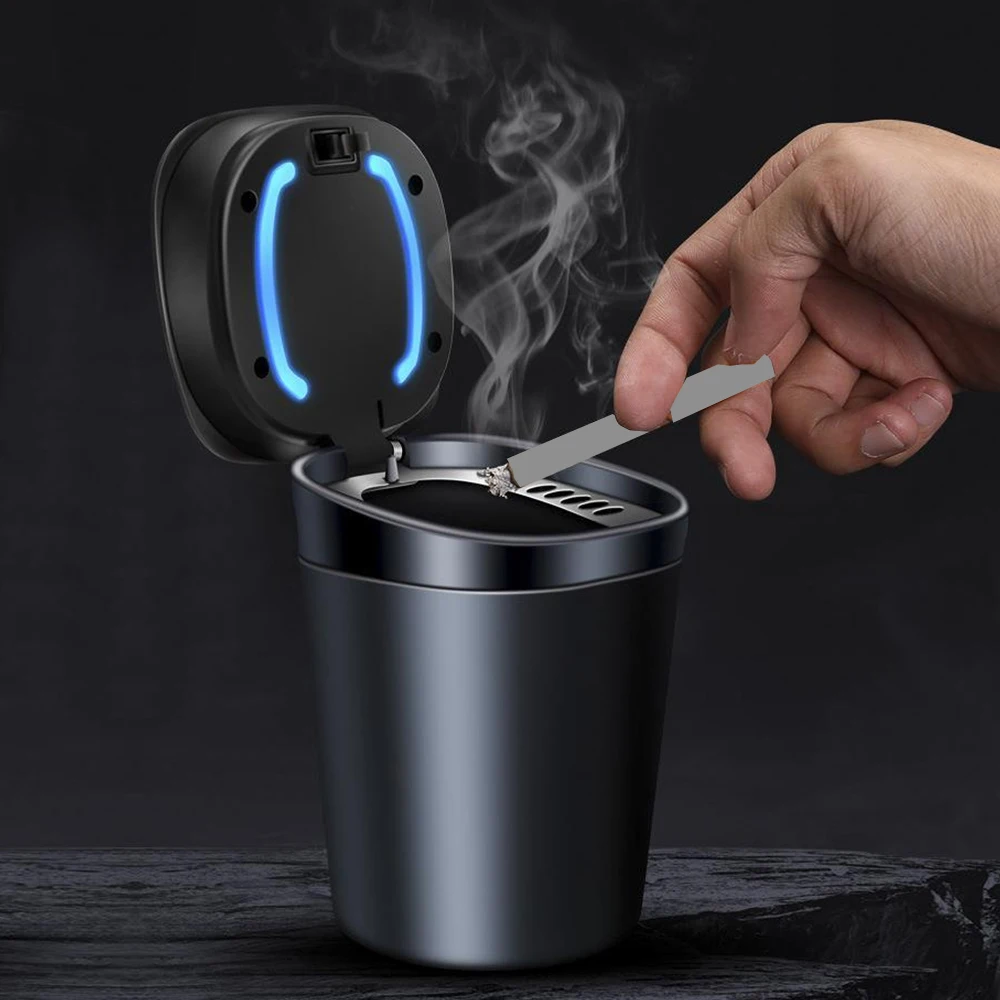 Portable Black ABS Car Ashtray Cigarette Lighter with Blue Led Light for Most Car Cup Holder Interior Parts Car Accessories
Portable Black ABS Car Ashtray Cigarette Lighter with Blue Led Light for Most Car Cup Holder Interior Parts Car Accessories