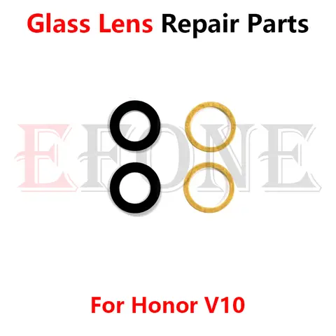 For Huawei Honor 8 9 10 V10 V20 8X 8C 8A 8S V Play Lite Pro Rear Camera Glass Lens Cover With Adhesive Sticker Replacement Parts