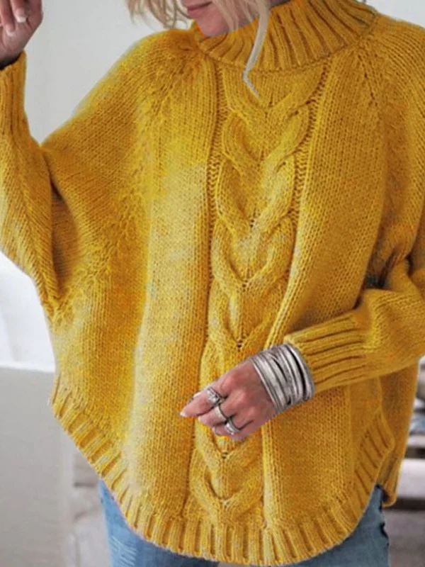 Loose f High Ne Sweater Street Sle Knittedwear Comfortable Fit Summer Faion Women's round Ne ort Sve Top
Loose f High Ne Sweater Street Sle Knittedwear Comfortable Fit Summer Faion Women's round Ne ort Sve Top