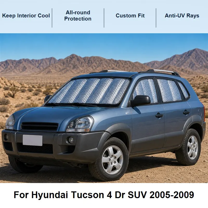 For Hyundai Tucson 4 Dr SUV 2005-2009 Full Set Car Window Sunshades UV Block Privacy Heat Insulated Foldable Car Curtain
For Hyundai Tucson 4 Dr SUV 2005-2009 Full Set Car Window Sunshades UV Block Privacy Heat Insulated Foldable Car Curtain