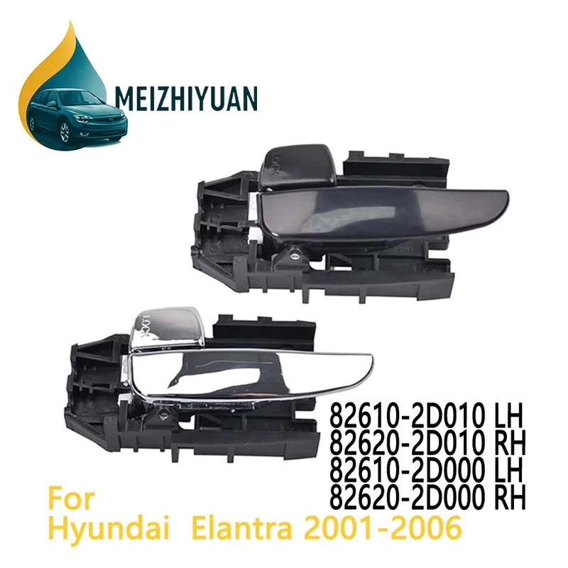 For Hyundai Elantra 2001-2006 Front Rear Interior Door Handle Left+Right 82610-2D010 82620-2D010 82610-2D000 82620-2D000
For Hyundai Elantra 2001-2006 Front Rear Interior Door Handle Left+Right 82610-2D010 82620-2D010 82610-2D000 82620-2D000