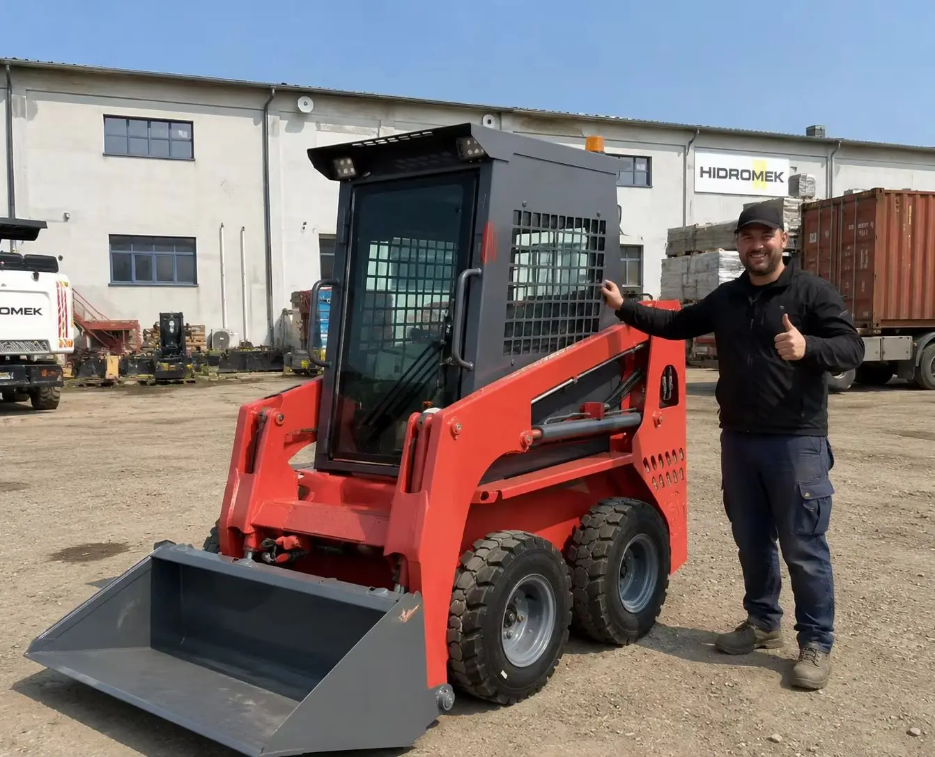 Custom Wheel Skid Loader for Concrete Mixing Plant Support CE Euro 5 Hydraulic Loader Equipment
Custom Wheel Skid Loader for Concrete Mixing Plant Support CE Euro 5 Hydraulic Loader Equipment