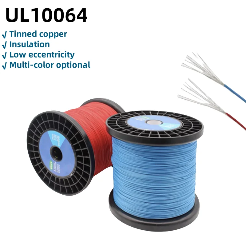 10~100M UL10064 FEP Wire 26/28/30/32/34/36/40AWG PTFE Plastic Ultra Fine Micro Litz Wires Solder High Conductivity Copper Cable
10~100M UL10064 FEP Wire 26/28/30/32/34/36/40AWG PTFE Plastic Ultra Fine Micro Litz Wires Solder High Conductivity Copper Cable