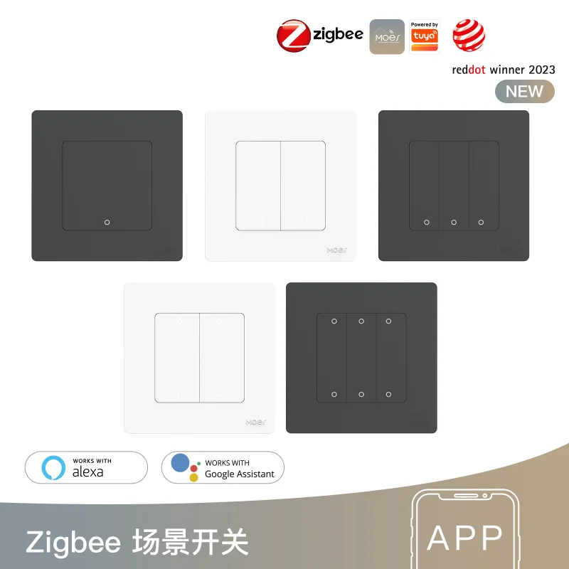 Zigbee Tuya Home Scenario 1234 Keys Wireless Scene Freely Stick Smart Switch
Zigbee Tuya Home Scenario 1234 Keys Wireless Scene Freely Stick Smart Switch