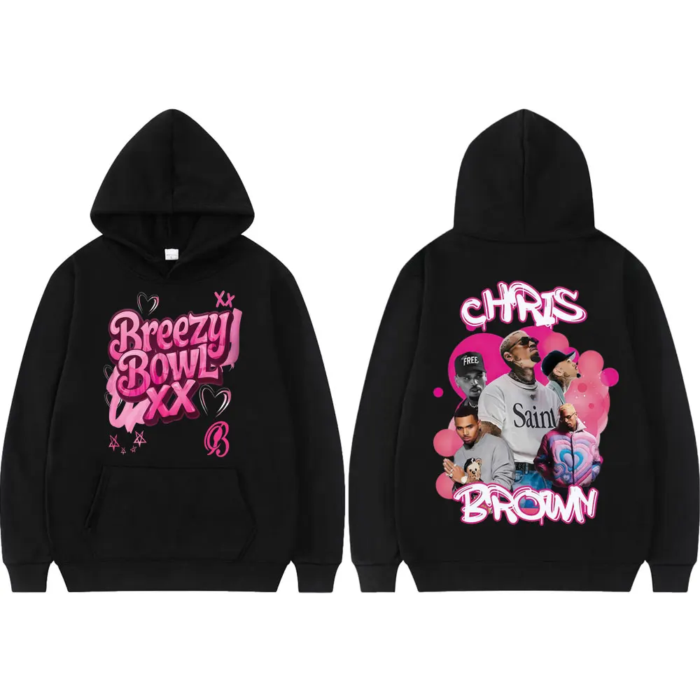 Rapper Chris Brown Breezy Bowl XX Tour 2025 Hoodie Fashion Hip Hop Hooded Sweatshirts Men Women Casual Loose Fleece Pullovers
Rapper Chris Brown Breezy Bowl XX Tour 2025 Hoodie Fashion Hip Hop Hooded Sweatshirts Men Women Casual Loose Fleece Pullovers