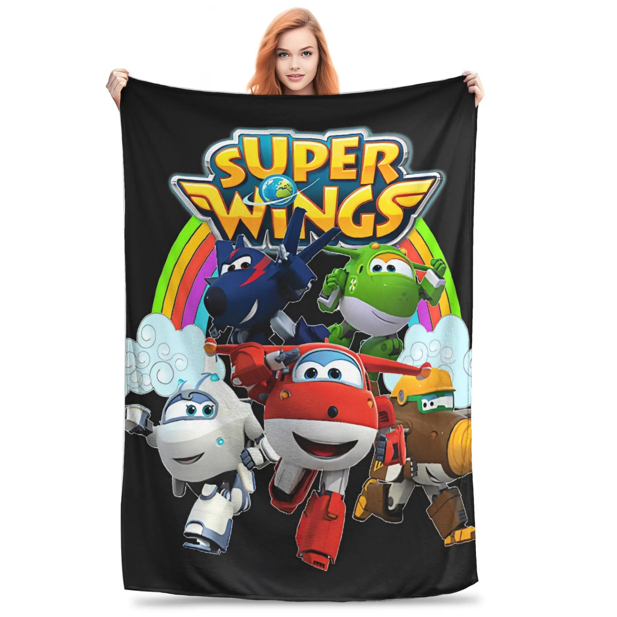 Super Wings Cartoon Flannel Blanket Winter Soft Durable Bedding Throws for Students Home Decor Novelty Bedspread Sofa Bed Cover
Super Wings Cartoon Flannel Blanket Winter Soft Durable Bedding Throws for Students Home Decor Novelty Bedspread Sofa Bed Cover