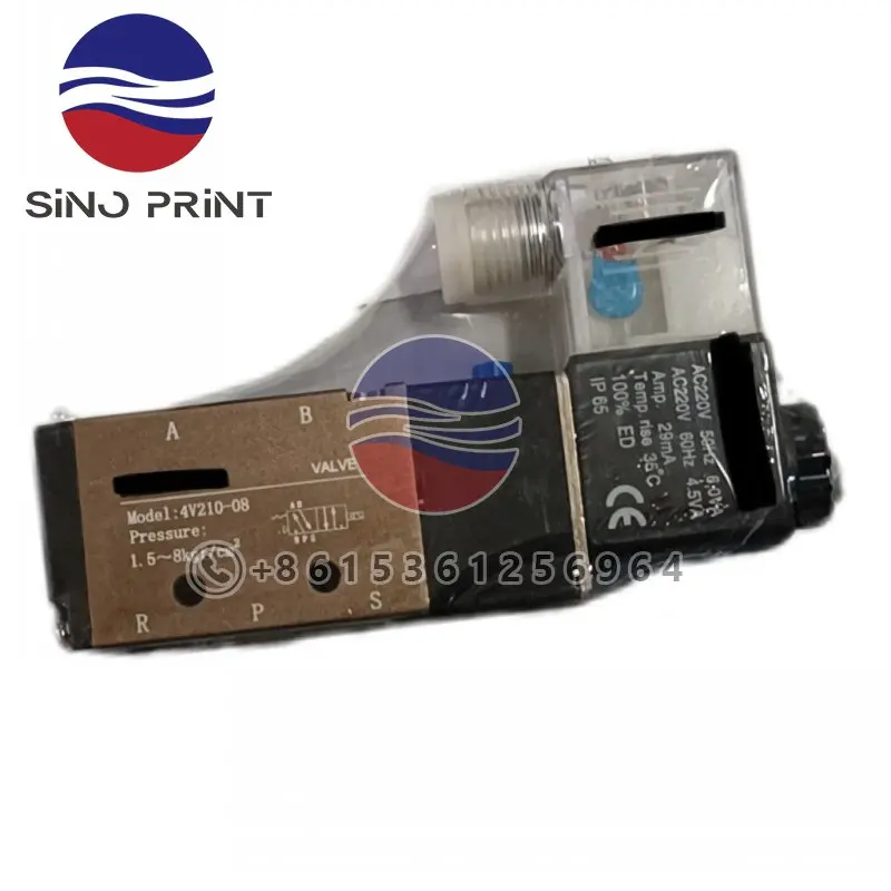 4V210-08 Solenoid Air Valve For Heidelberg Pneumatic Air Printing System Spare Parts High-Quality
4V210-08 Solenoid Air Valve For Heidelberg Pneumatic Air Printing System Spare Parts High-Quality