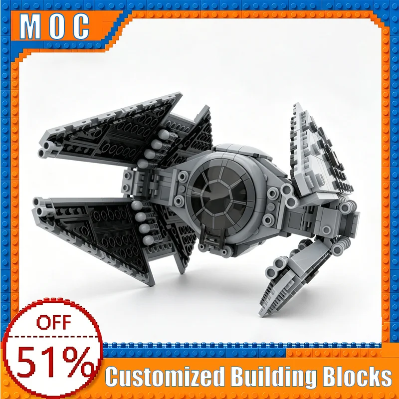 538PCS TIE Fighter Building Blocks Model Assembly Educational Toy Customize Creative Collection Birthday Customize Popular Gifts
538PCS TIE Fighter Building Blocks Model Assembly Educational Toy Customize Creative Collection Birthday Customize Popular Gifts