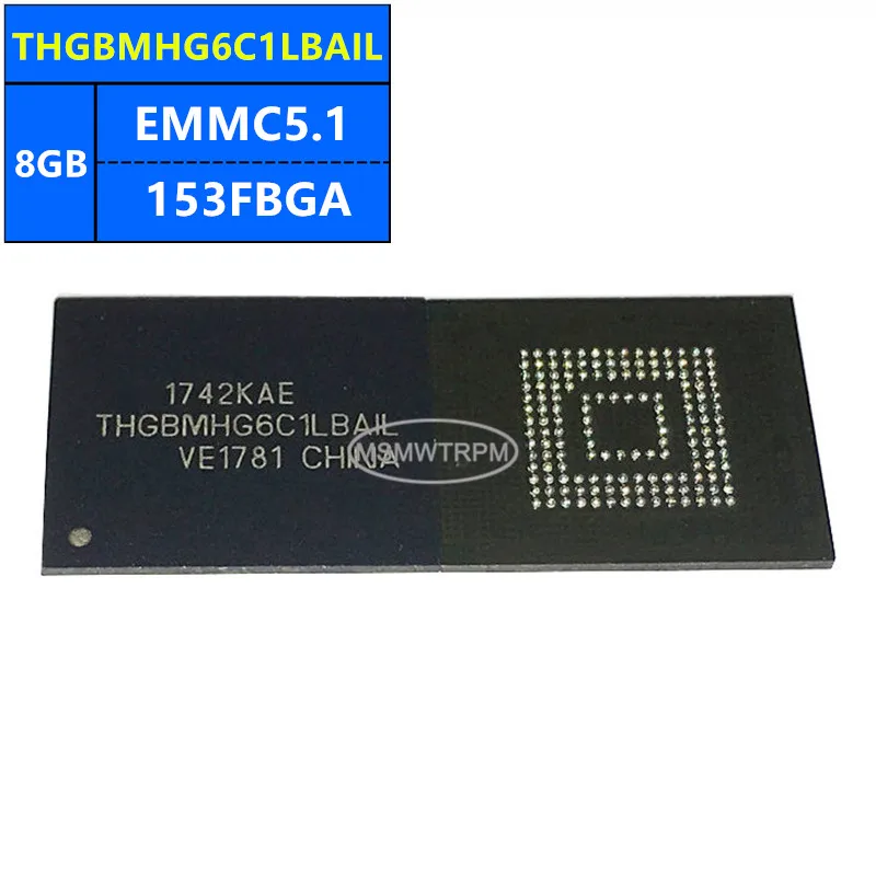 THGBMHG6C1LBAU6 THGBMHG6C1LBAIL SPE3E8GS27B-3003 EMMC5.1 8GB 153FBGA Memory Chip IC Electronic Components New Original
THGBMHG6C1LBAU6 THGBMHG6C1LBAIL SPE3E8GS27B-3003 EMMC5.1 8GB 153FBGA Memory Chip IC Electronic Components New Original